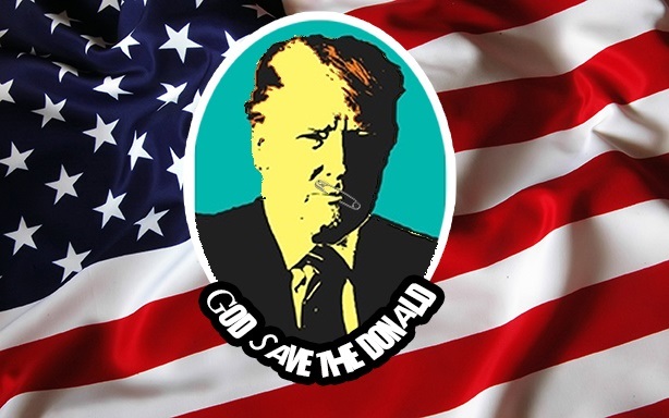 Donald Trump - God Save The Donald - First Punk Rock President Psychotic, Sycophantic and Grotesque. 