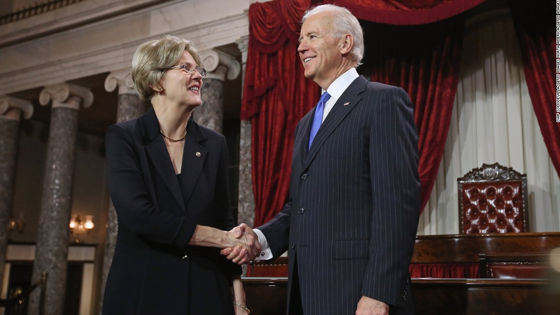 Elizabeth Warren And Joe Biden
